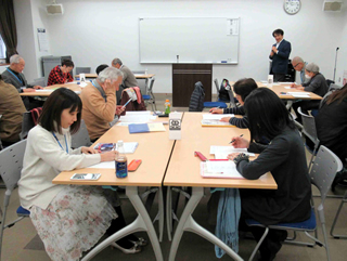 学科長による講義の様子