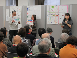 グループでの発表の様子